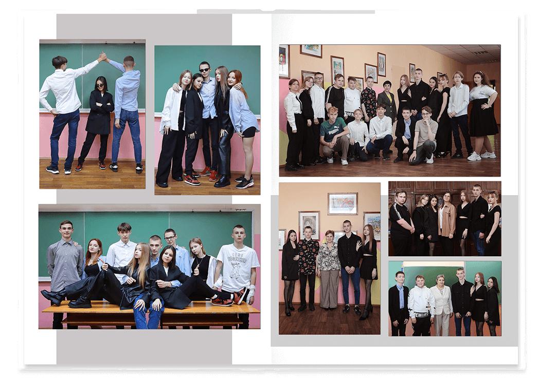 Выпускной альбом для выпускников 9-х и 11-х класс. Альбом -  фотокнига "Наша история". Фотокнига  для старшеклассников. Альбом для выпускников. 